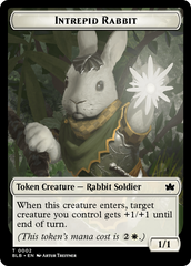 Bat // Intrepid Rabbit Double-Sided Token [Bloomburrow Tokens] | Silver Goblin