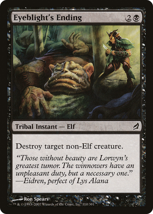 Eyeblight's Ending [Lorwyn] Foil