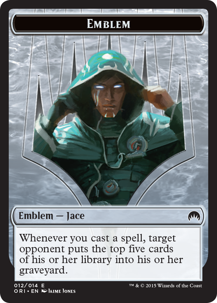 Pest // Jace, Telepath Unbound Emblem Double-Sided Token [Secret Lair: From Cute to Brute Tokens] | Silver Goblin