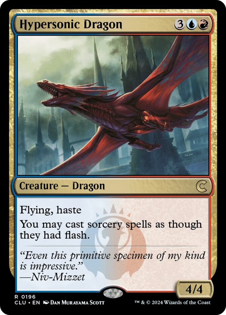 Hypersonic Dragon [Ravnica: Clue Edition] | Silver Goblin