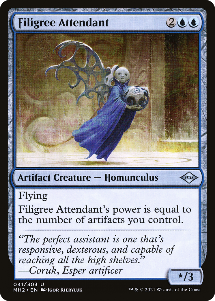 Filigree Attendant [Modern Horizons 2] Foil