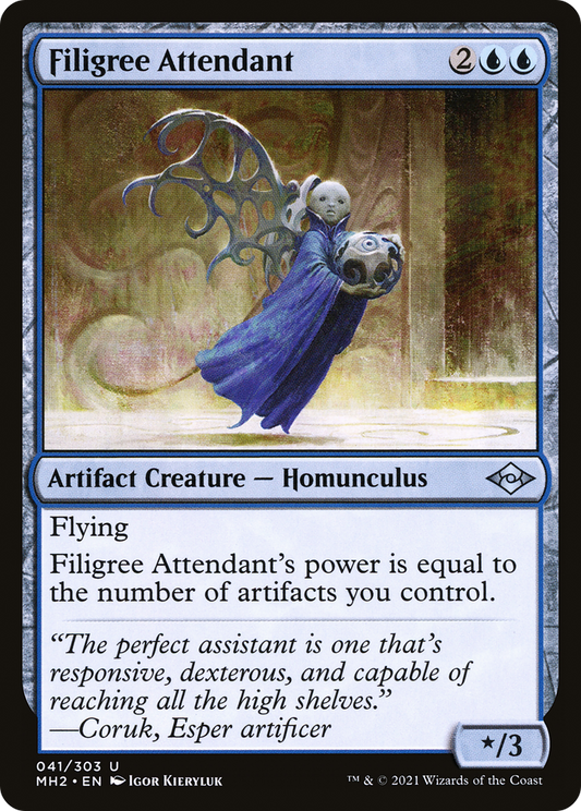 Filigree Attendant [Modern Horizons 2] Foil