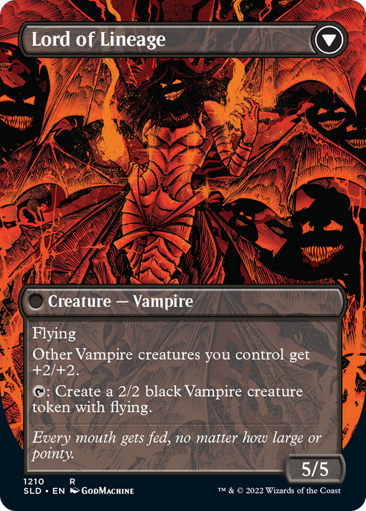 Bloodline Keeper // Lord of Lineage (Display Commander) (Borderless) [Secret Lair: From Cute to Brute] Foil