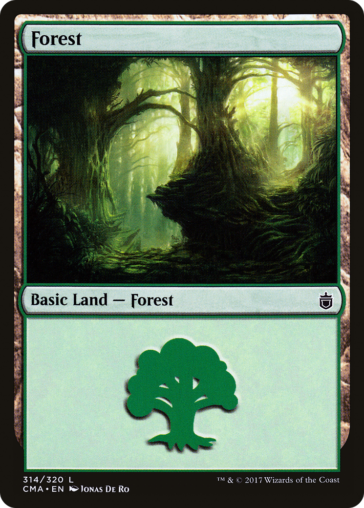 Forest (314) [Commander Anthology] | Silver Goblin