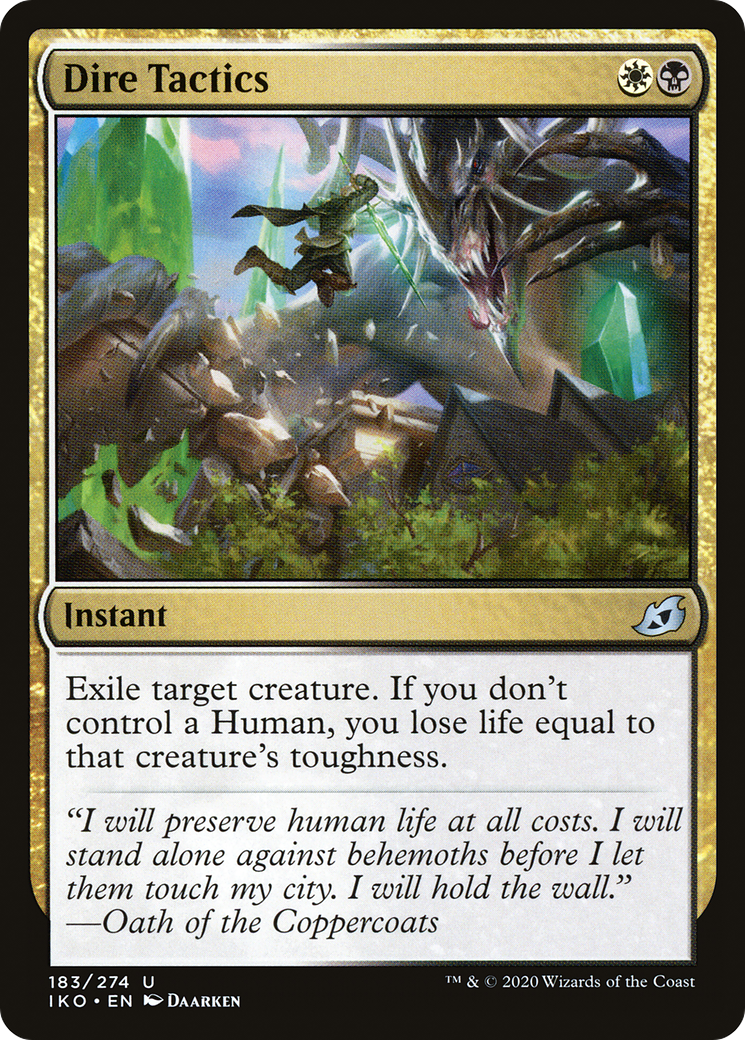 Dire Tactics [Ikoria: Lair of Behemoths] Foil