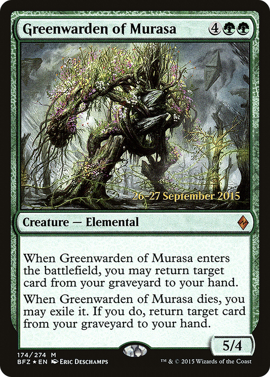 Greenwarden of Murasa [Battle for Zendikar Prerelease Promos]
