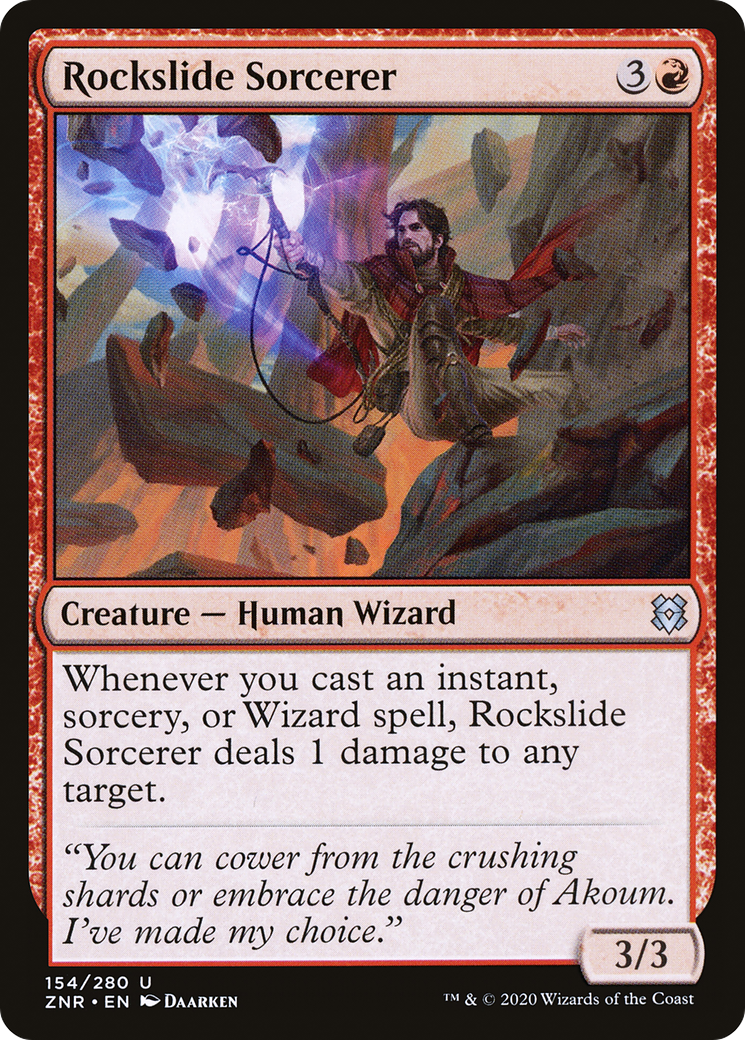 Rockslide Sorcerer (154) - Zendikar Rising