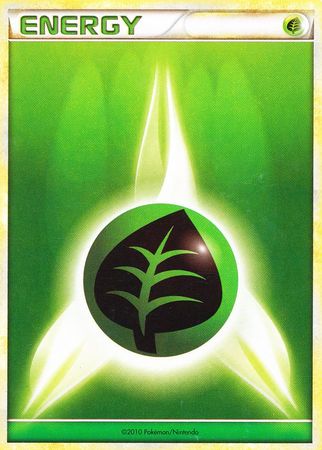 Grass Energy (2010 Unnumbered HGSS Style) [League & Championship Cards] | Silver Goblin