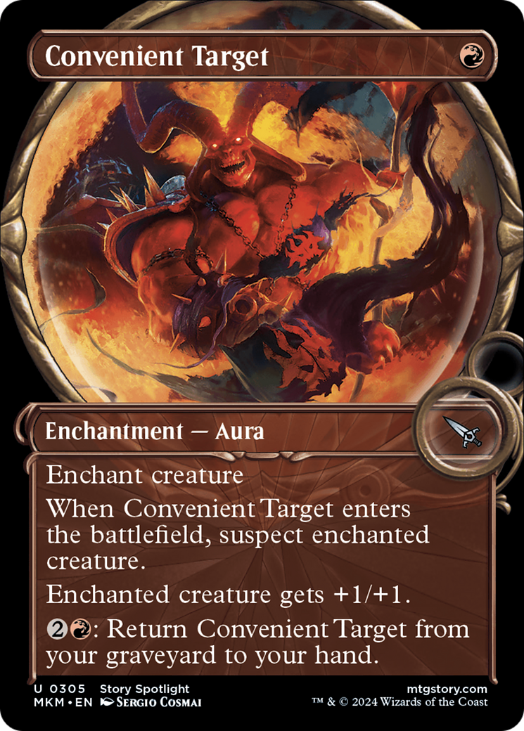 Convenient Target (Showcase) [Murders at Karlov Manor] Foil