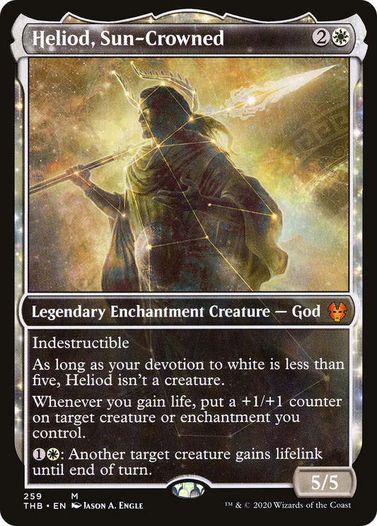 Heliod, Sun-Crowned (Showcase) [Theros Beyond Death] Foil