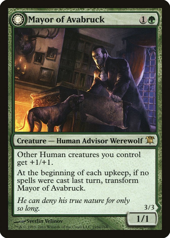 Mayor of Avabruck // Howlpack Alpha [Innistrad] Foil