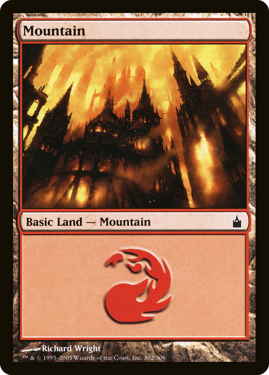 Mountain (302) [Ravnica: City of Guilds] Foil