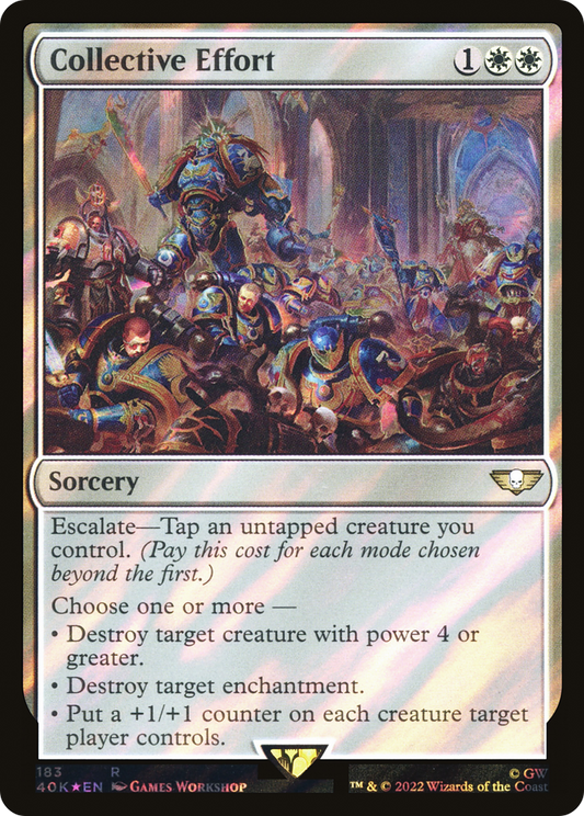Collective Effort (Surge Foil) [Warhammer 40,000]