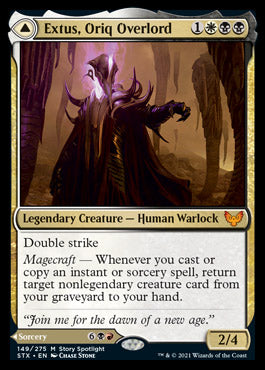 Extus, Oriq Overlord // Awaken the Blood Avatar [Strixhaven: School of Mages] Foil