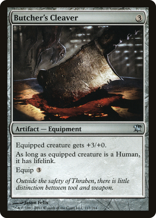 Butcher's Cleaver [Innistrad] Foil
