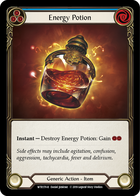 Energy Potion [WTR170-R] (Welcome to Rathe)  Alpha Print Rainbow Foil | Silver Goblin