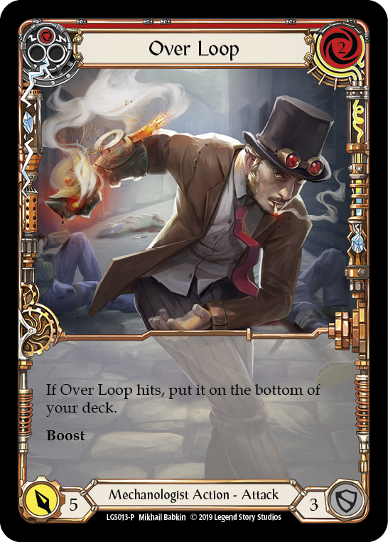 Over Loop (Red) - LGS013 1st Edition  (LGS013) - Flesh and Blood: Promo Cards | Silver Goblin