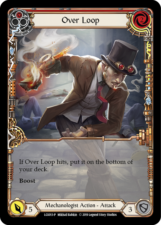 Over Loop (Red) [LGS013-P] (Promo)  1st Edition Normal | Silver Goblin