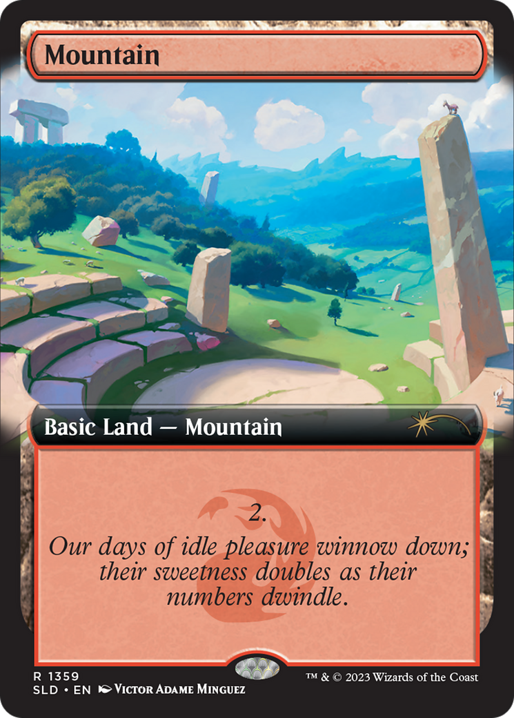 Mountain (1359) Foil - Secret Lair Drop