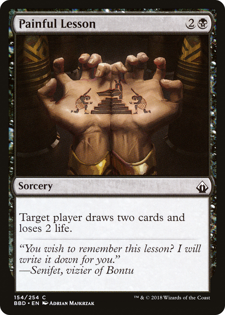 Painful Lesson [Battlebond] Foil