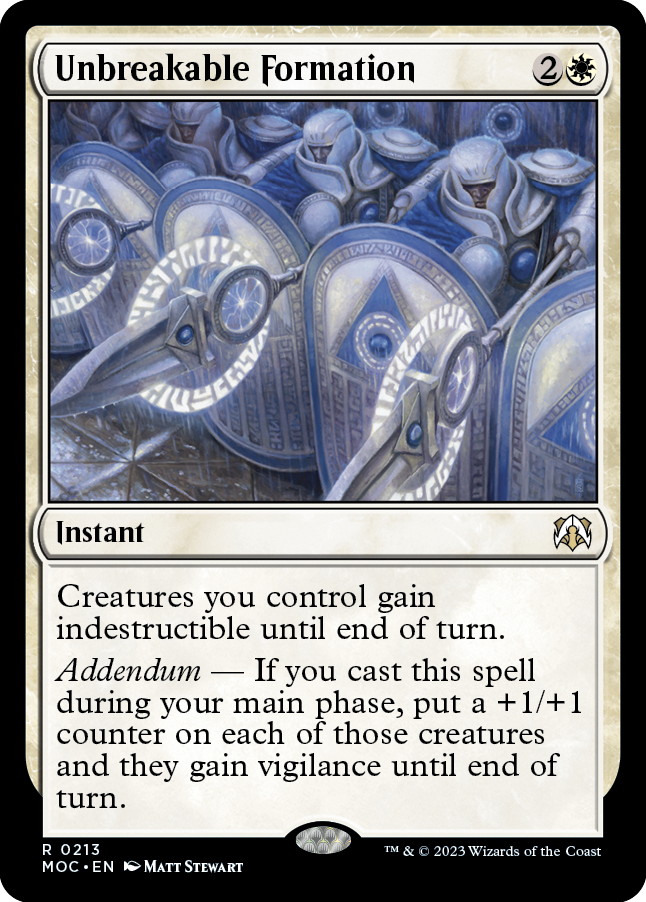 Unbreakable Formation [March of the Machine Commander] | Silver Goblin