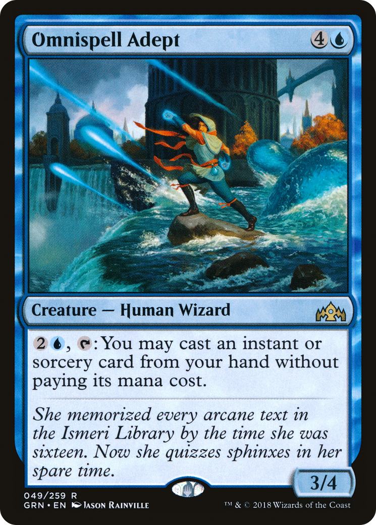Omnispell Adept (049) Foil - Guilds of Ravnica