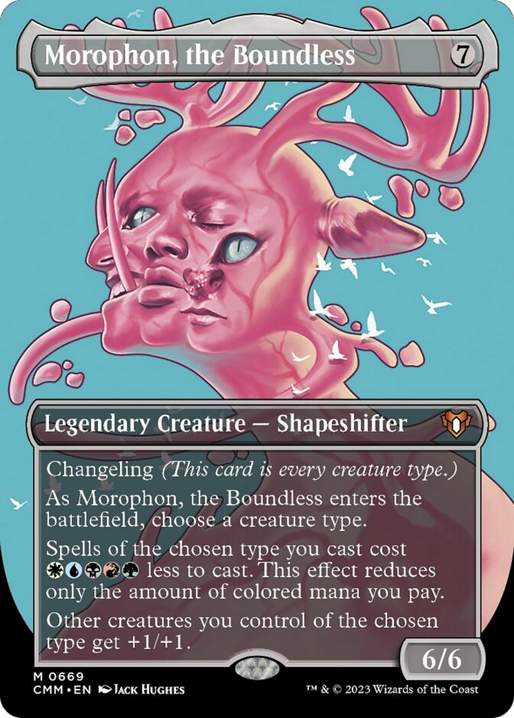 Morophon, the Boundless (Borderless Profile) [Commander Masters] | Silver Goblin