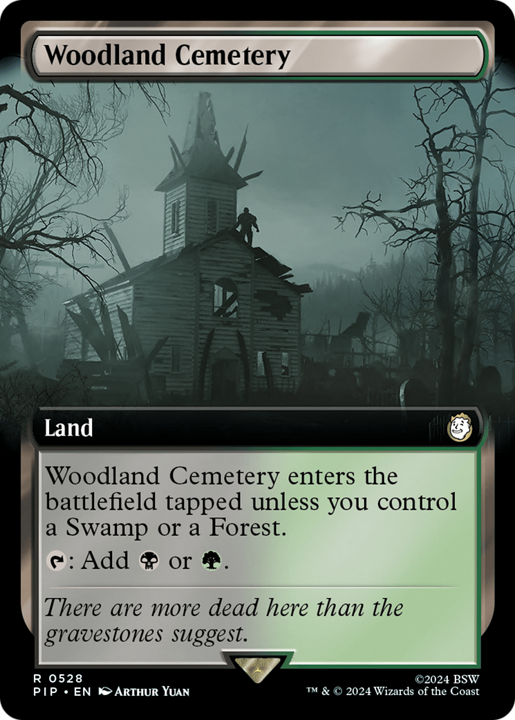 Woodland Cemetery (Extended Art) (528) Foil - Fallout