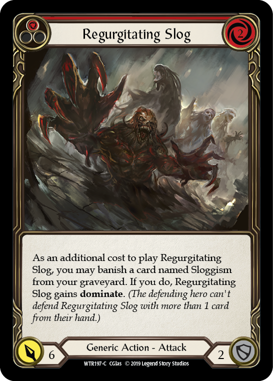 Regurgitating Slog (Red) [WTR197-C] (Welcome to Rathe)  Alpha Print Normal | Silver Goblin