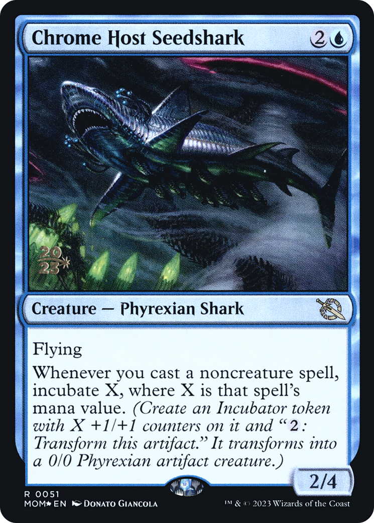 Chrome Host Seedshark [March of the Machine Prerelease Promos]