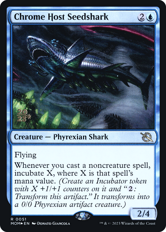 Chrome Host Seedshark [March of the Machine Prerelease Promos]