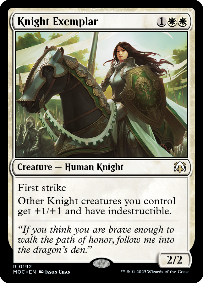Knight Exemplar [March of the Machine Commander] | Silver Goblin