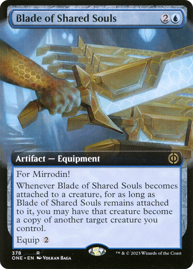 Blade of Shared Souls (Extended Art) [Phyrexia: All Will Be One] Foil