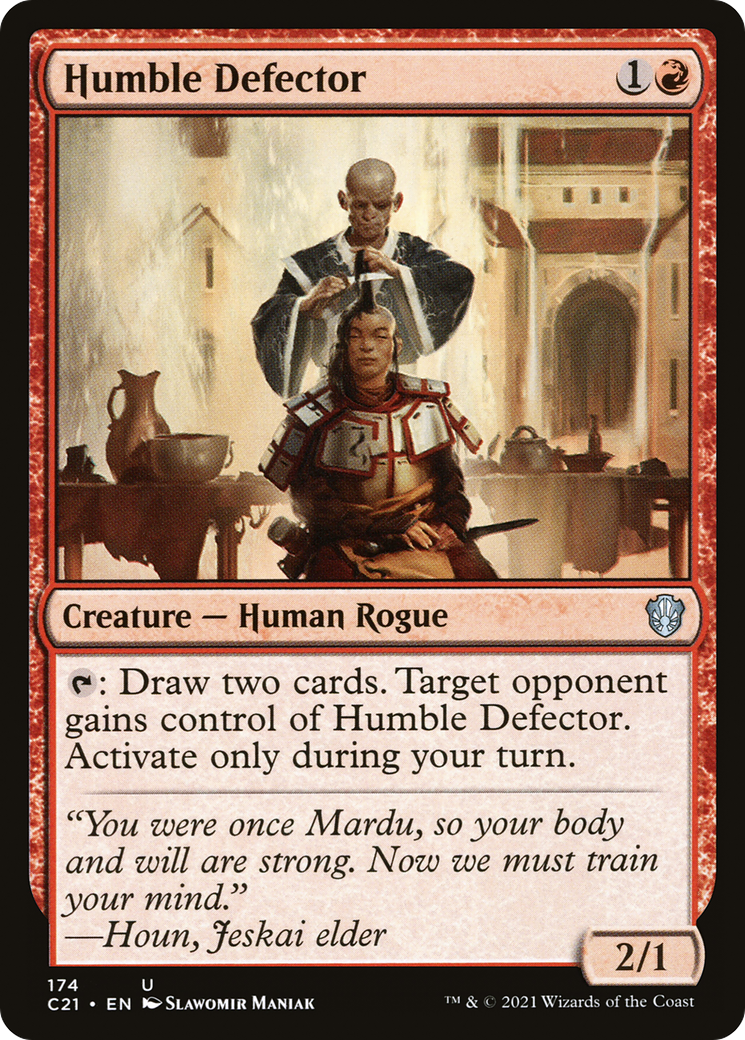 Humble Defector [Commander 2021] | Silver Goblin