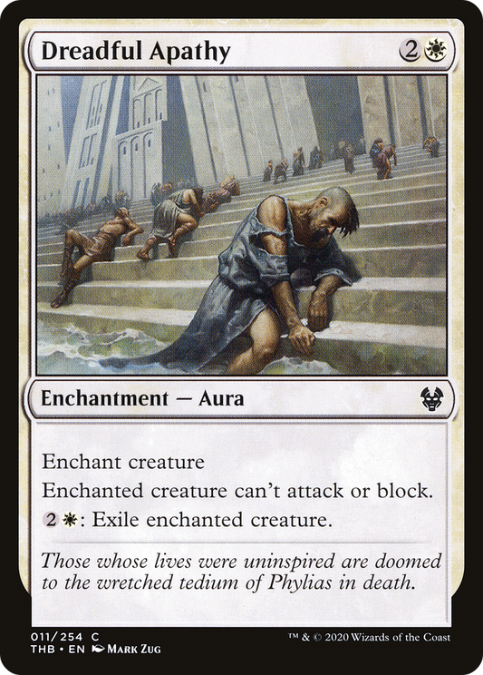 Dreadful Apathy [Theros Beyond Death] Foil