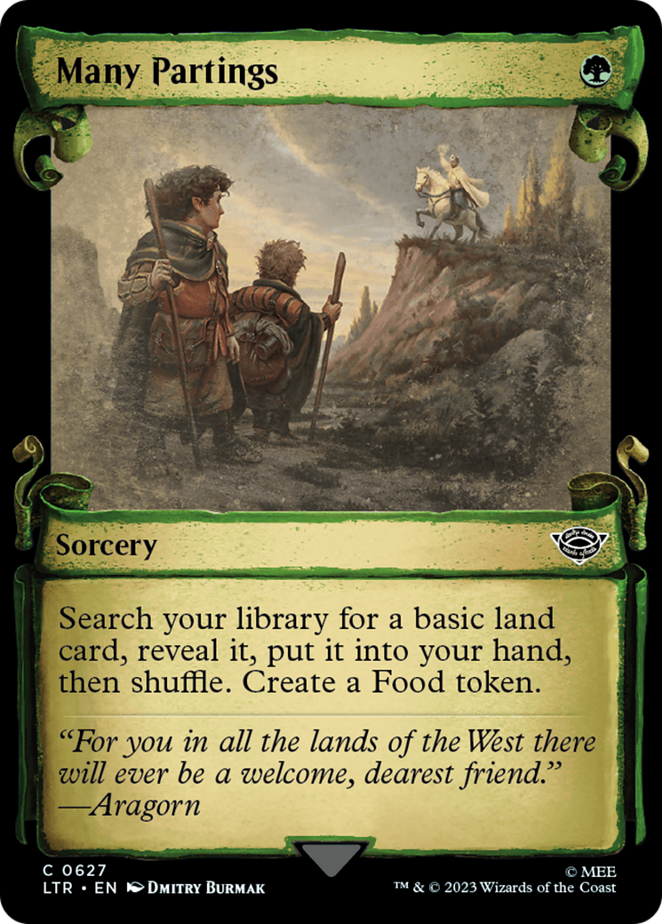 Many Partings [The Lord of the Rings: Tales of Middle-Earth Showcase Scrolls] Foil