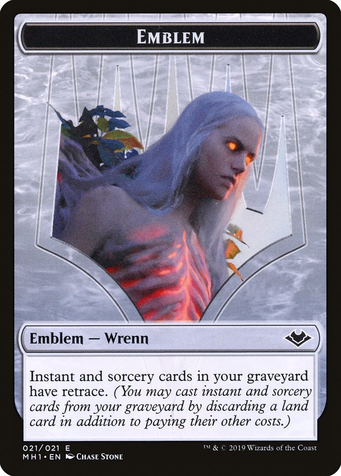 Soldier (004) // Wrenn and Six Emblem (021) Double-Sided Token [Modern Horizons Tokens] | Silver Goblin