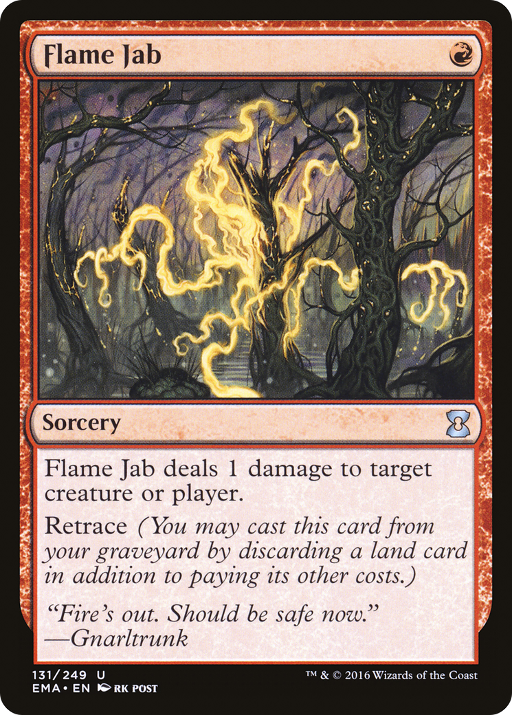 Flame Jab (131) Foil - Eternal Masters