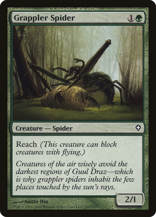 Grappler Spider [Worldwake] Foil