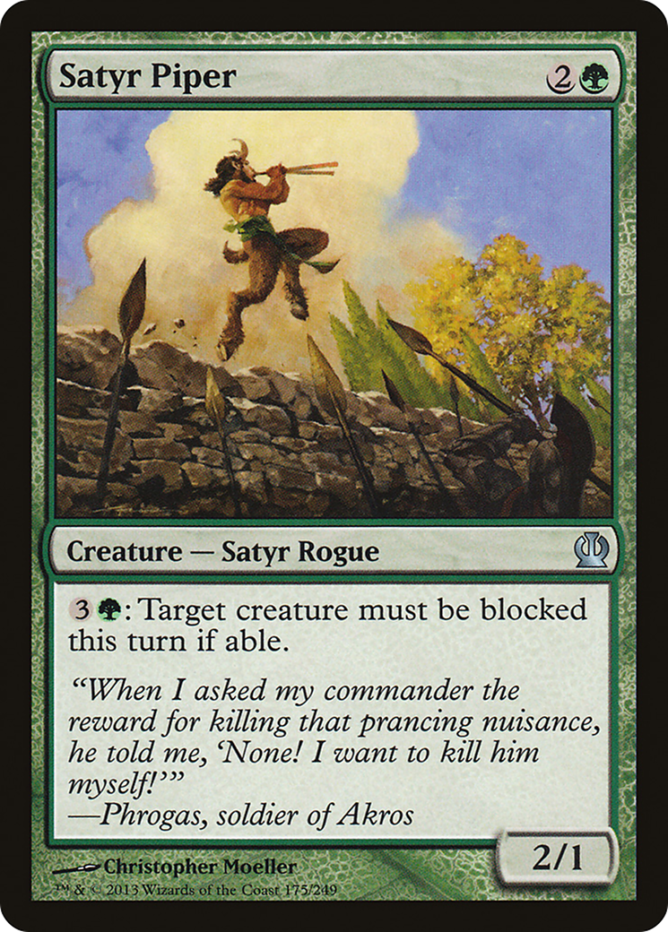 Satyr Piper (175) - Theros
