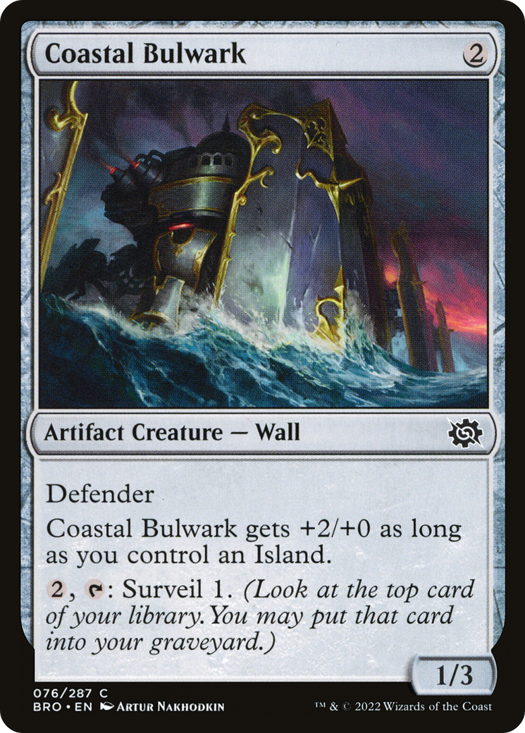 Coastal Bulwark [The Brothers' War] Foil