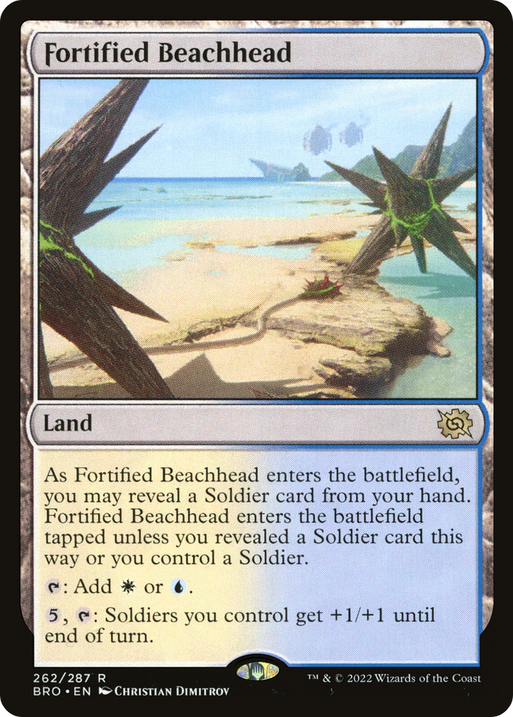 Fortified Beachhead [The Brothers' War] Foil