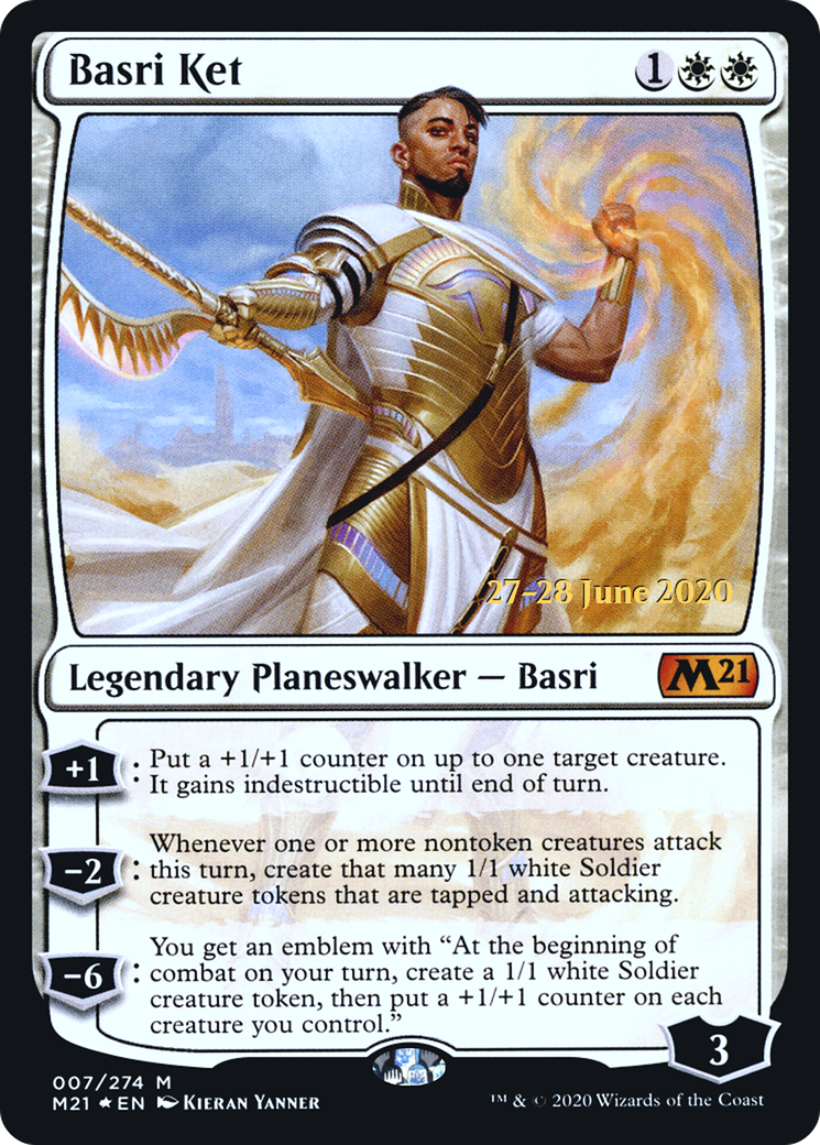 Basri Ket [Core Set 2021 Prerelease Promos] | Silver Goblin