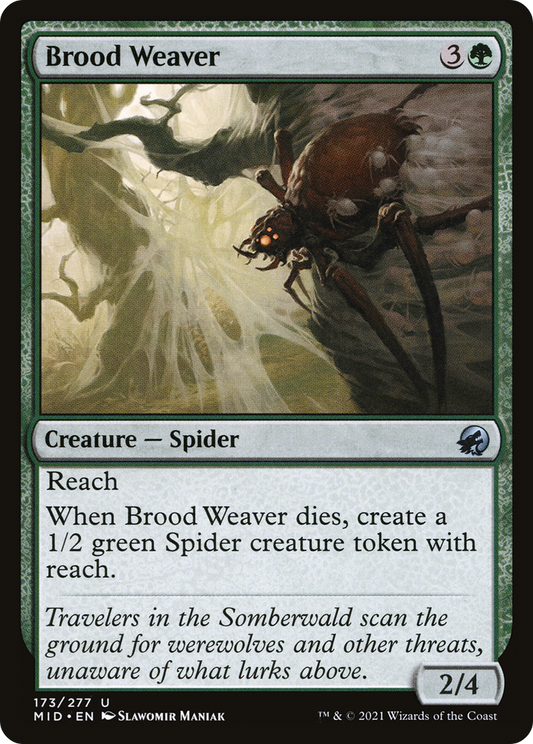 Brood Weaver [Innistrad: Midnight Hunt] Foil