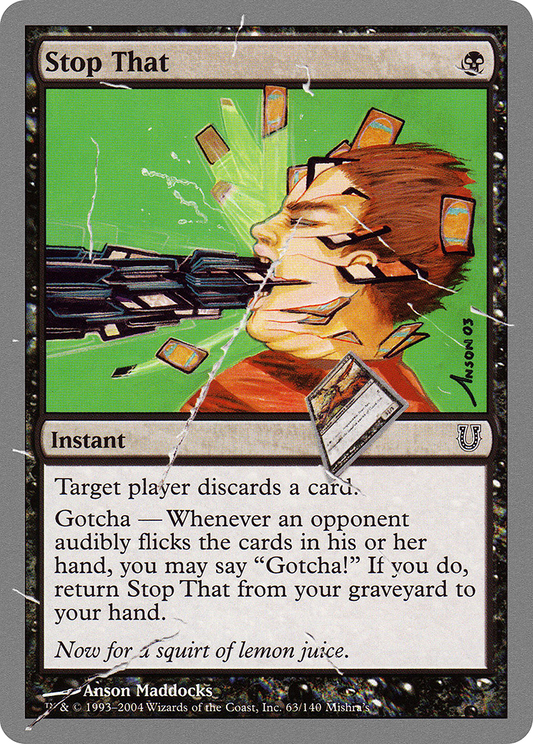 Stop That [Unhinged] Foil