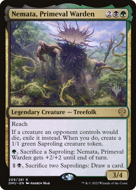 Nemata, Primeval Warden (Promo Pack) [Dominaria United Promos]