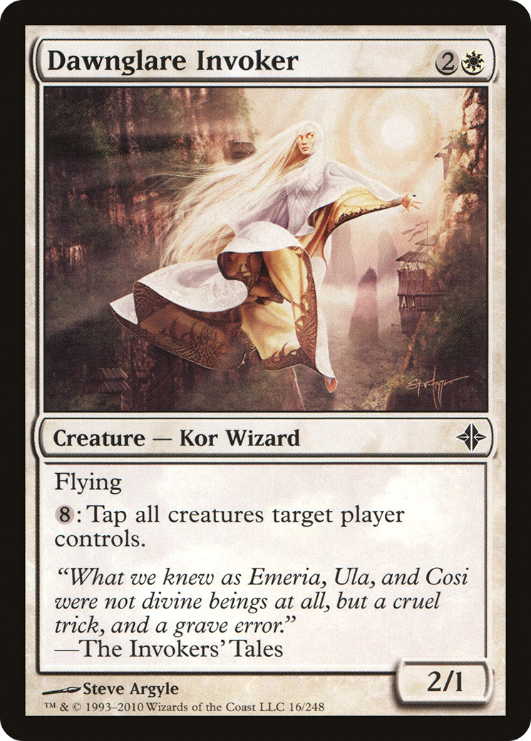 Dawnglare Invoker [Rise of the Eldrazi] Foil