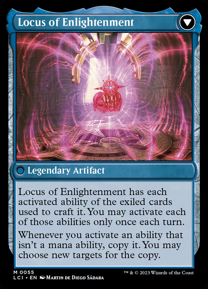 The Enigma Jewel // Locus of Enlightenment [The Lost Caverns of Ixalan] Foil