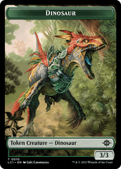 Map // Dinosaur (0010) Double-Sided Token [The Lost Caverns of Ixalan Tokens] | Silver Goblin