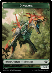 Gnome // Dinosaur (0010) Double-Sided Token [The Lost Caverns of Ixalan Tokens] | Silver Goblin